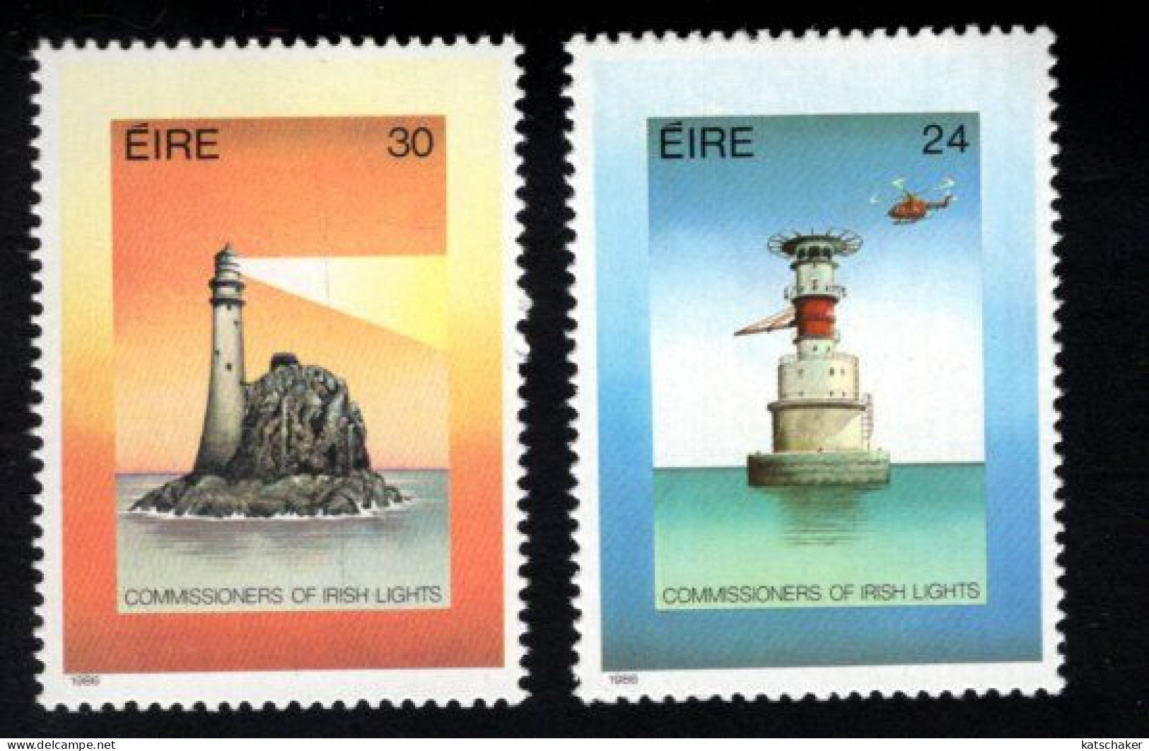 1998996155 1986  SCOTT 667 668 (XX) POSTFRIS  MINT NEVER HINGED - LIGHTHOUSES - Unused Stamps