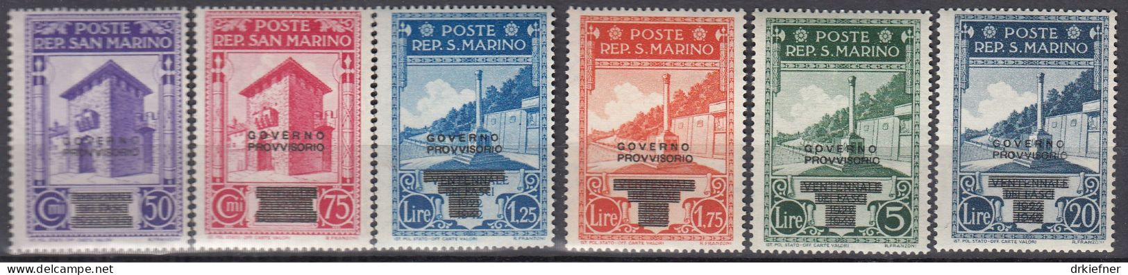 SAN MARINO  259-283, 292-302, Postfrisch **, Aus Jahrgang 1943 - Neufs