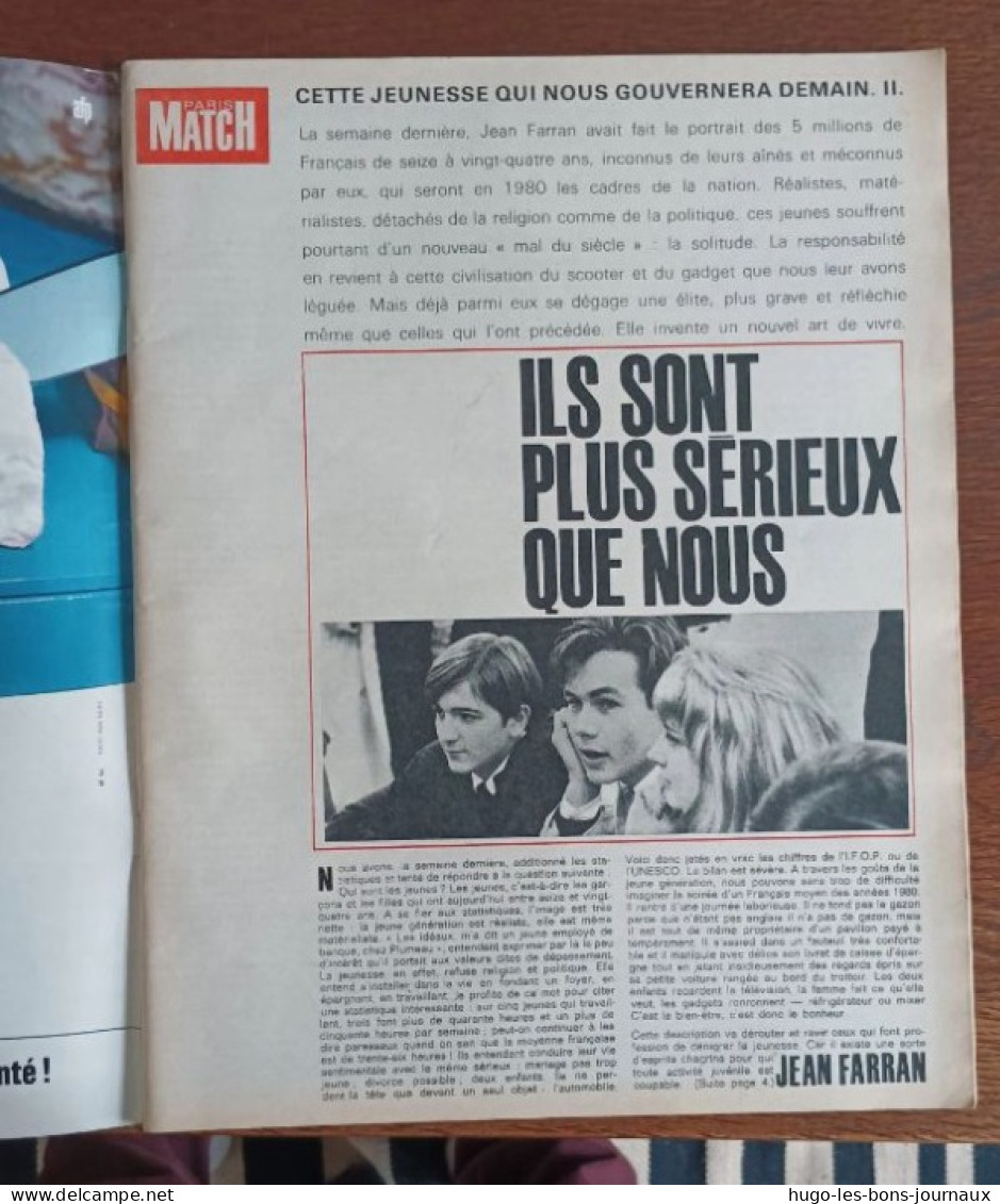 Paris Match N°783 _11 Avril 1964 _Qui Suis-je ? Le Journal Intime De Jean XXII _Maria-Teresa Goulart - People