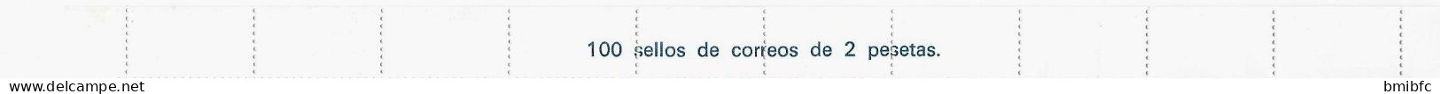 1 Planches De 100 Sellos De Correos De 2 Pesetas  + 1 Demi Planche De 50 - Ganze Bögen