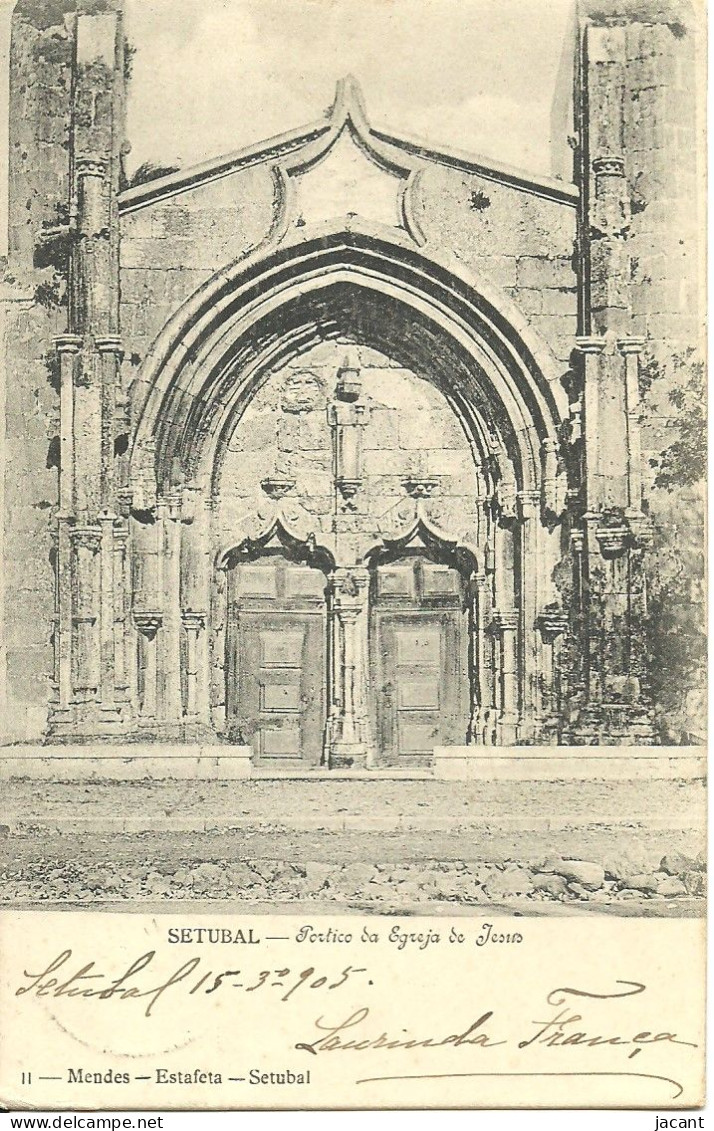 Portugal - Setubal - Portico Da Igreja De Jesus - Setúbal