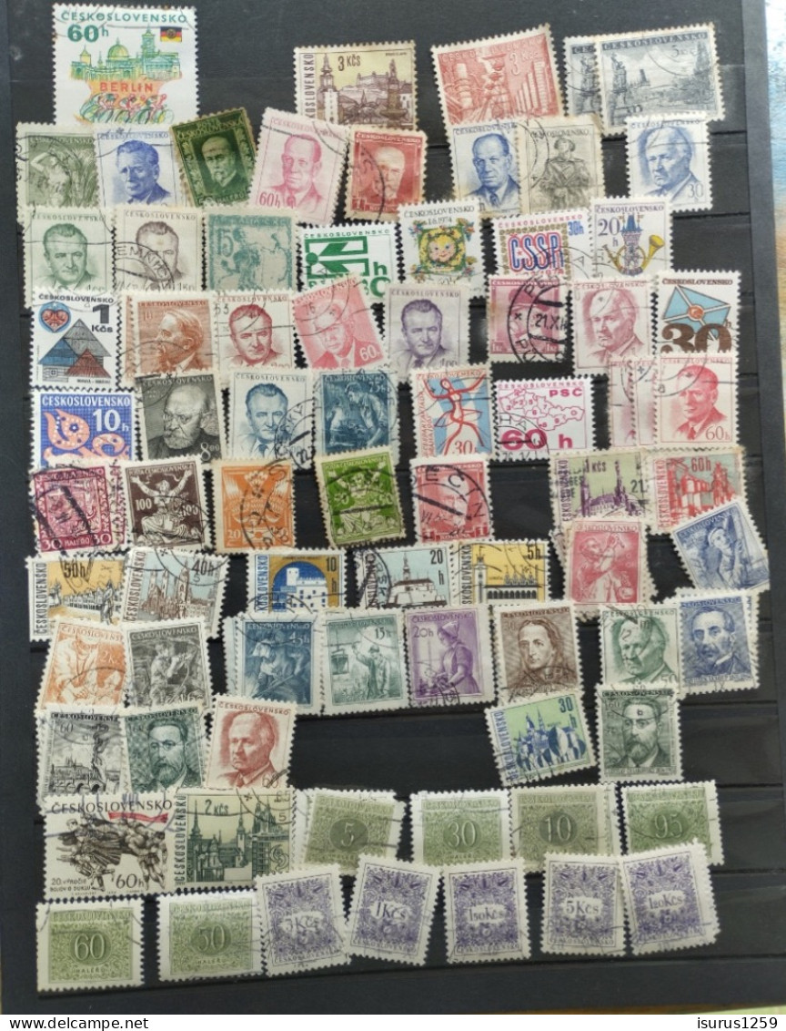 Lot De Timbres De Tchéquoslovaquie - Collections, Lots & Séries