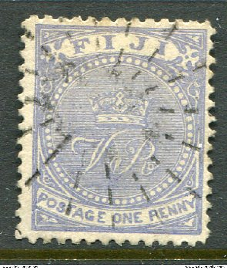 1879 Fiji 1d Perf 12 1/2 Used Sg 35 - Fiji (...-1970)