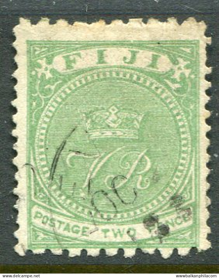 1881 Fiji 6d Perf 10 X 12 1/2 Used Sg 47 - Fiji (...-1970)