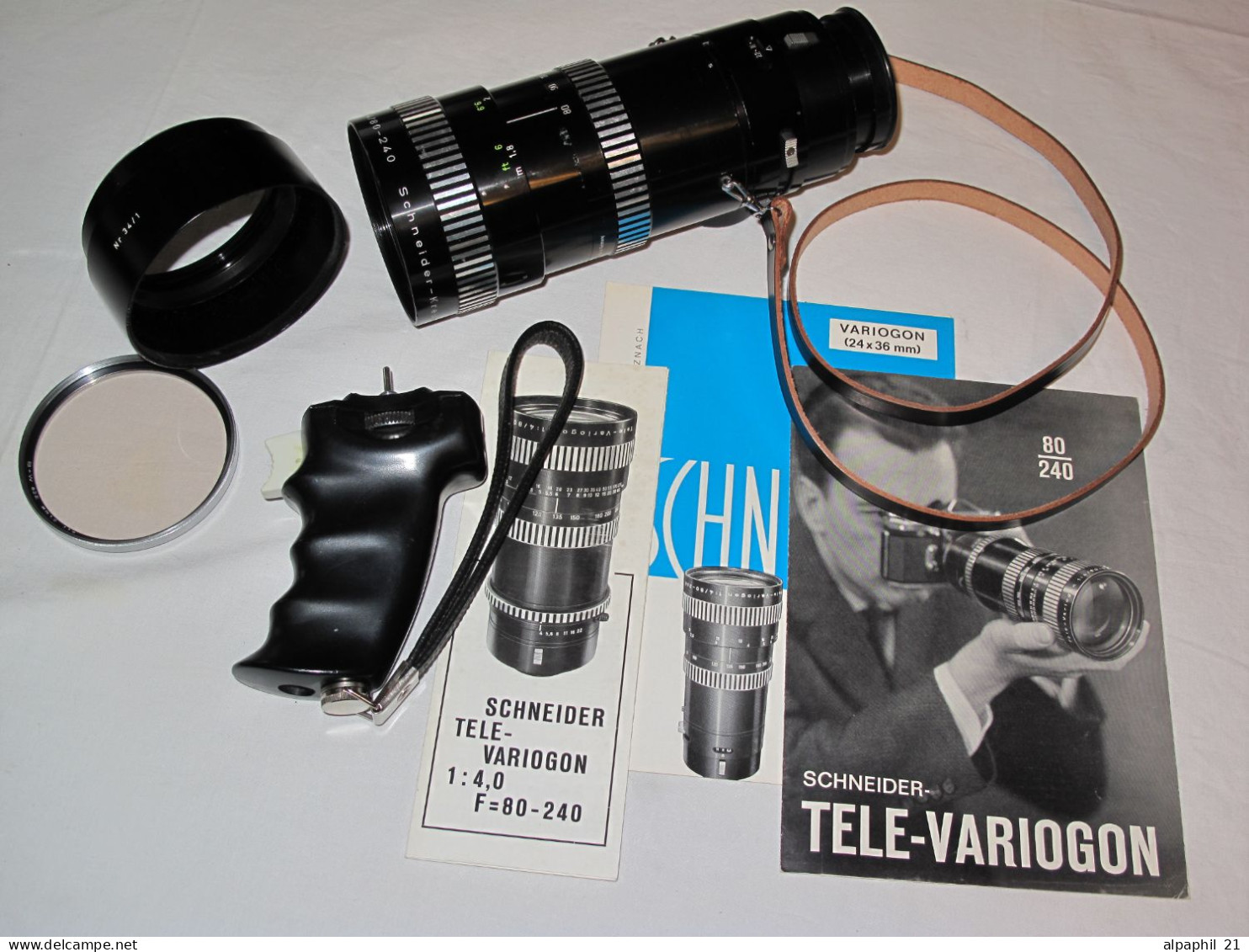 Alpa Schneider Zoom Tele-Variogon 4/80-240 - Lenti