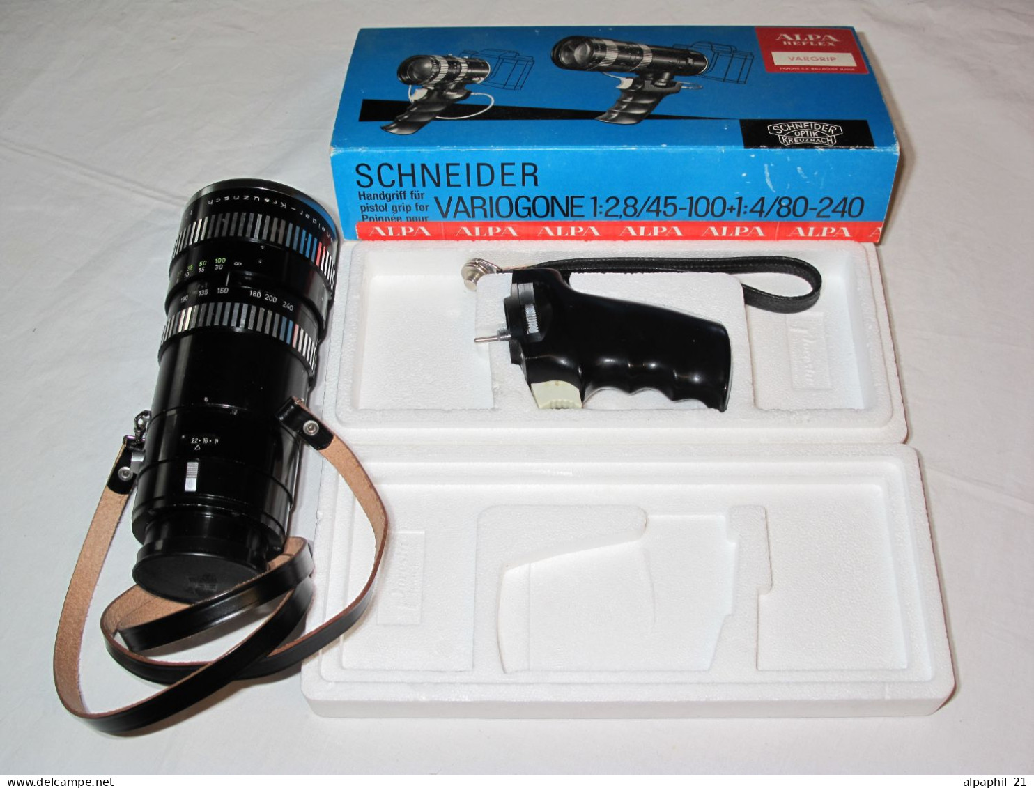 Alpa Schneider Zoom Tele-Variogon 4/80-240 - Lentes