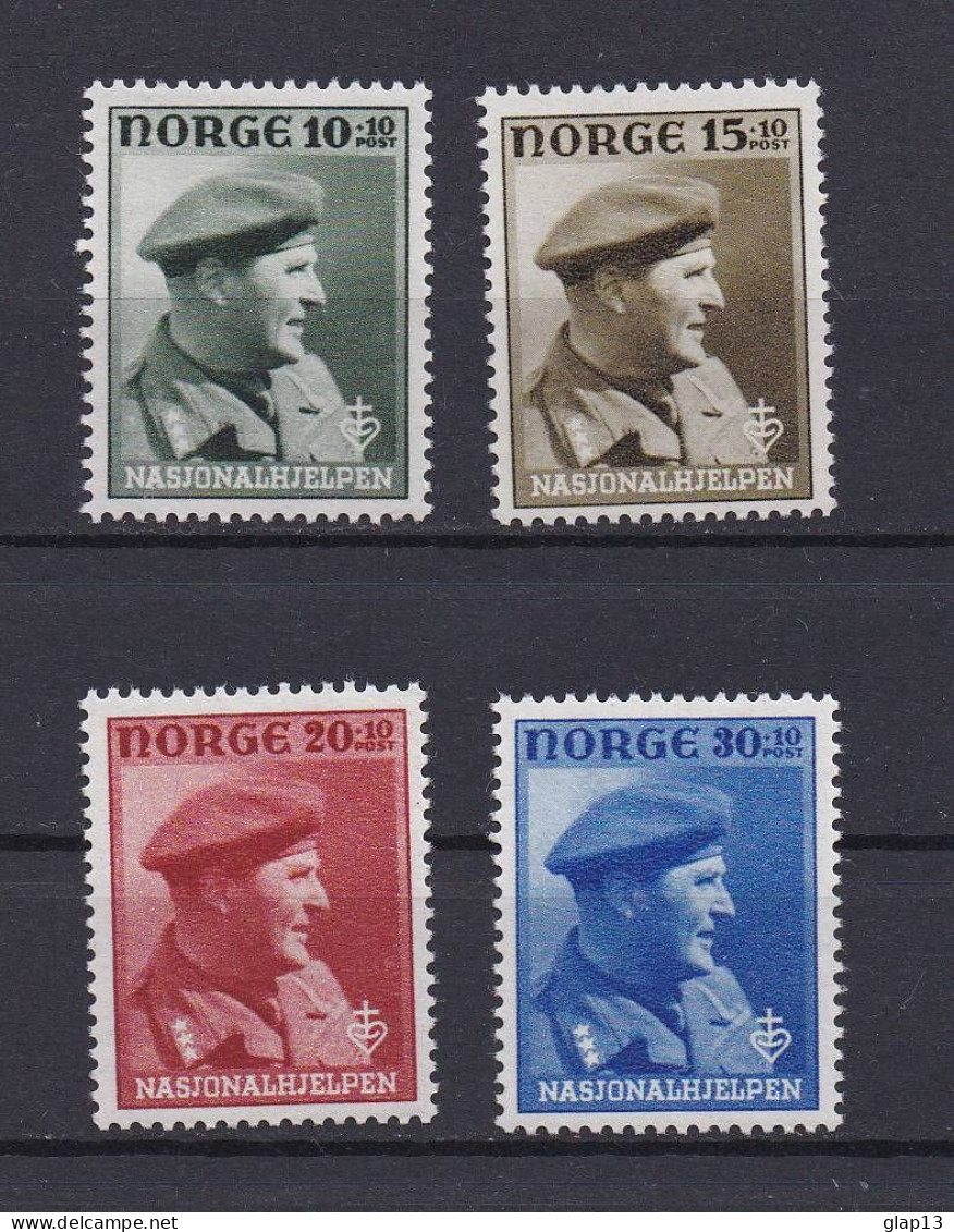 NORVEGE 1946 TIMBRE N°280/83 NEUF** PRINCE OLAF - Unused Stamps