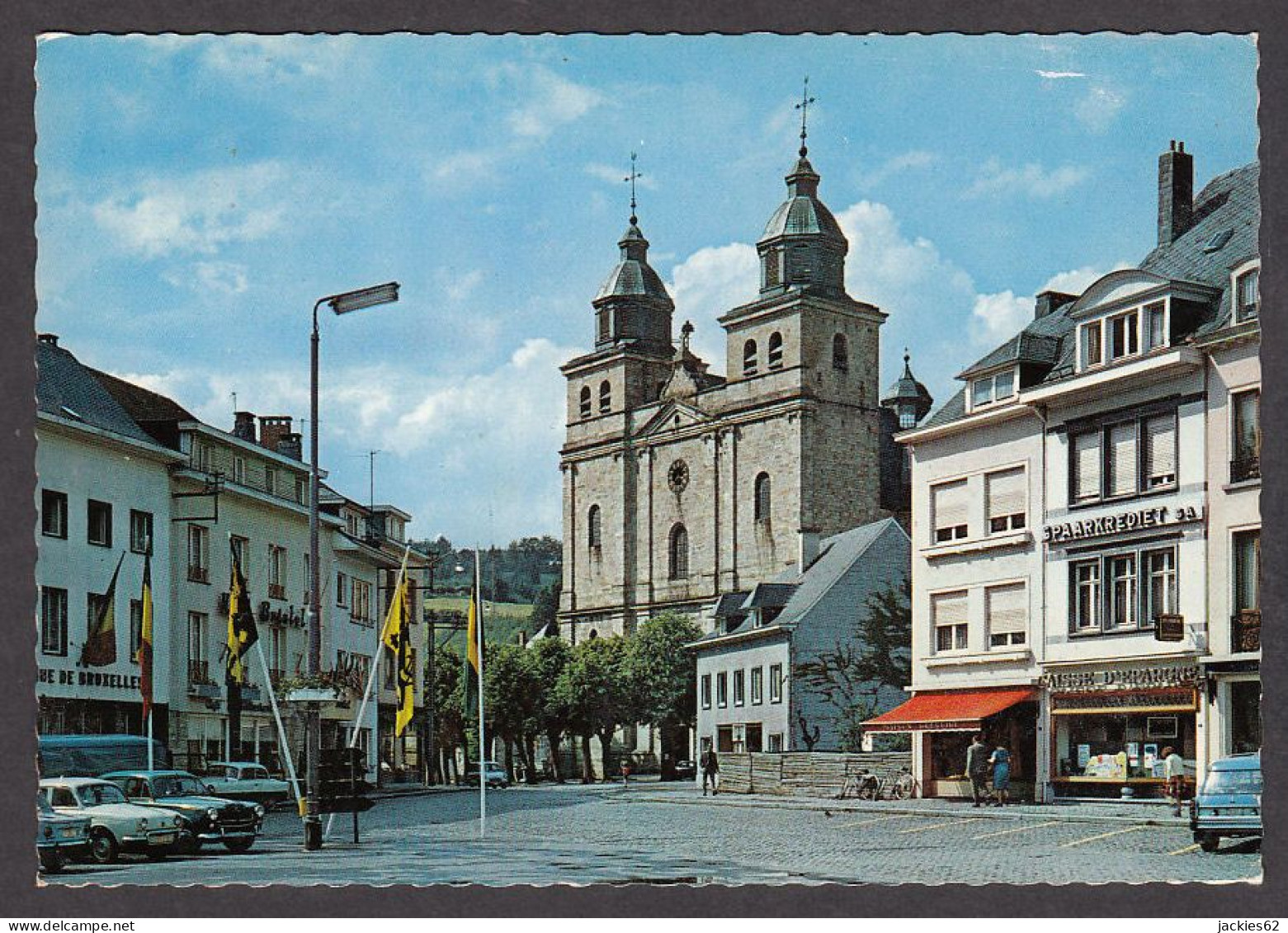 105366/ MALMEDY, Place Albert 1er Et La Cathédrale  - Malmedy