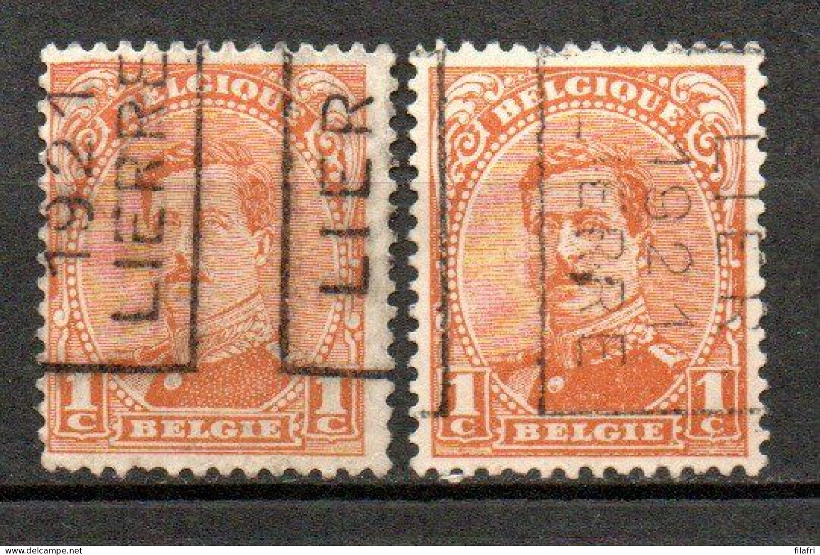 2645 Voorafstempeling Op Nr 135 - LIER 1921 LIERRE - Positie A & B - Roller Precancels 1920-29