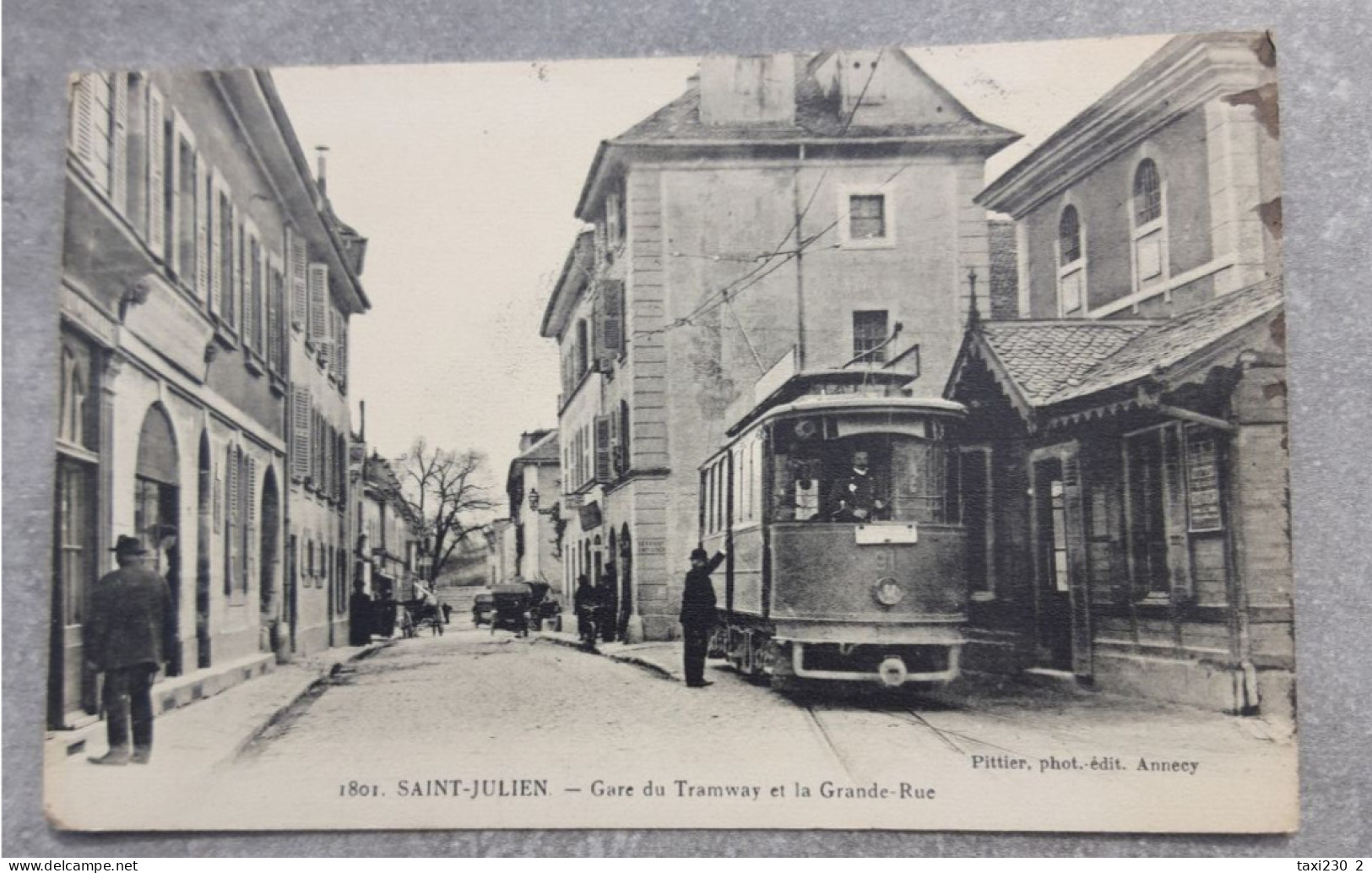 St Julien En Genevois Gare De Tramway Et La Grande Rue - Saint-Julien-en-Genevois