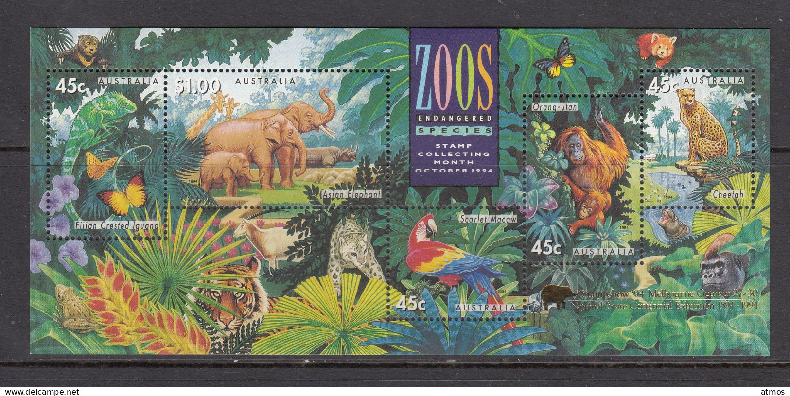 Australia MNH Michel Nr Block 17 III From 1994 - Nuevos