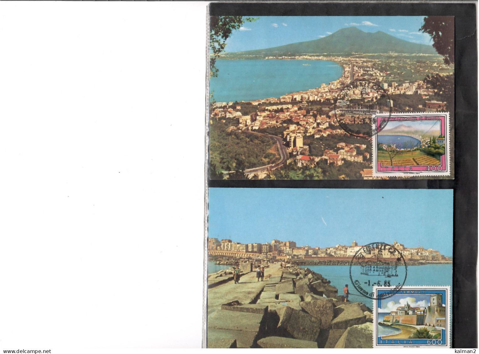 TEM20208 -  FDC MAX.CARD   TURISTICA - 12°  SERIE ( BORMIO, STROMBOLI, TERMOLI, CASTELLAMARE DI STABIA) - Otros & Sin Clasificación