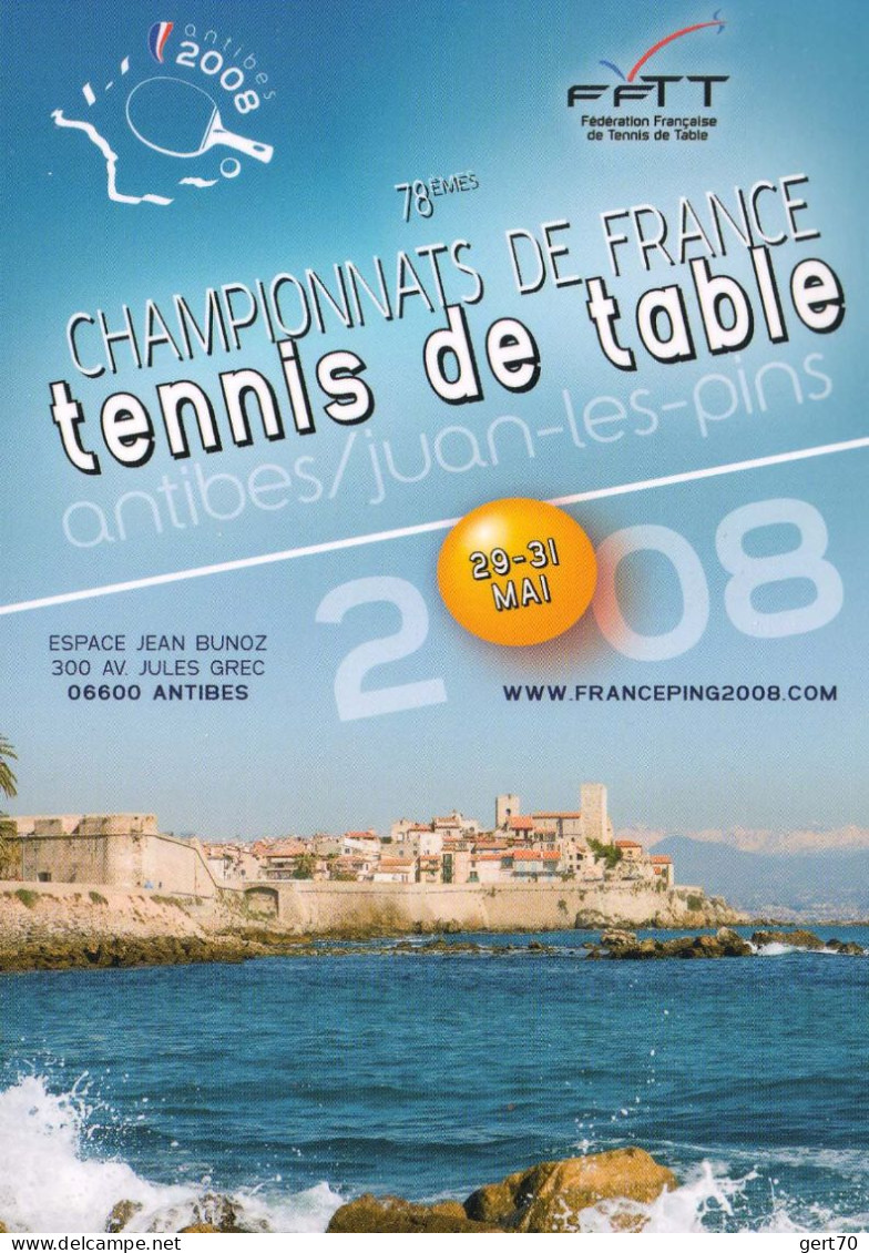 France 2008, 78th French TT Championships / 78èmes Championnats De France / Antibes - Tischtennis