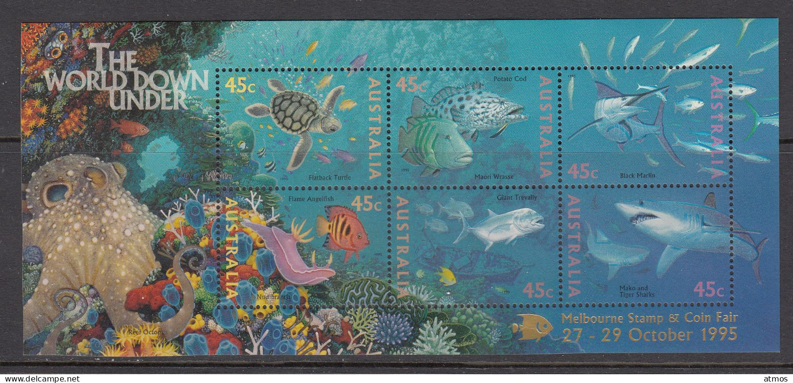 Australia MNH Michel Nr Block 20 V From 1995 - Mint Stamps