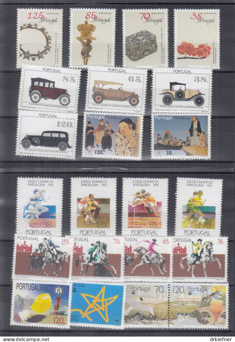 PORTUGAL  Jahrgang 1992, Postfrisch **, Sondermarken 1894-1900, 1902-14, 1917-27, 1934-39, 1941-44, 1946-7 (ohne Blöcke) - Unused Stamps