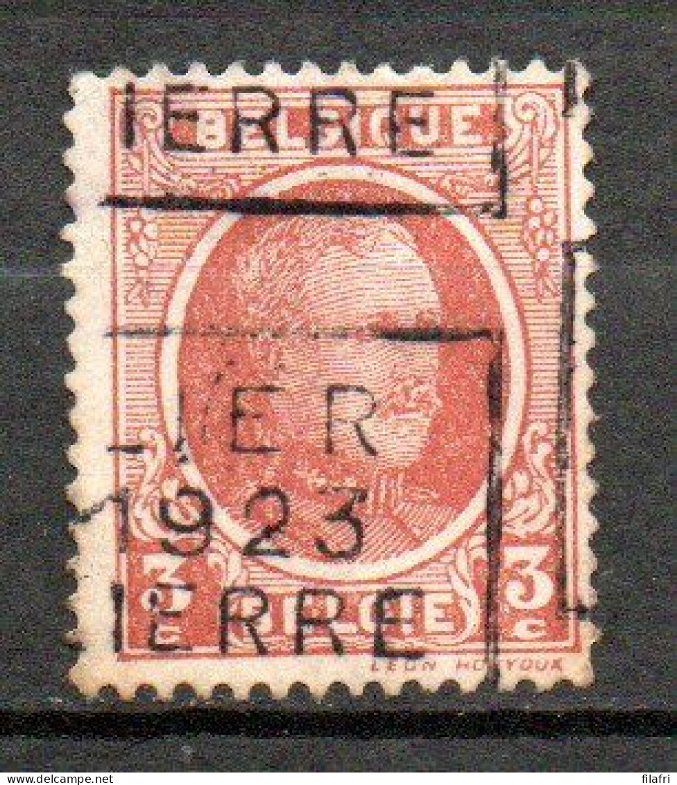 3146 Voorafstempeling Op Nr 192 - LIER 1923 LIERRE - Positie C - Roulettes 1920-29