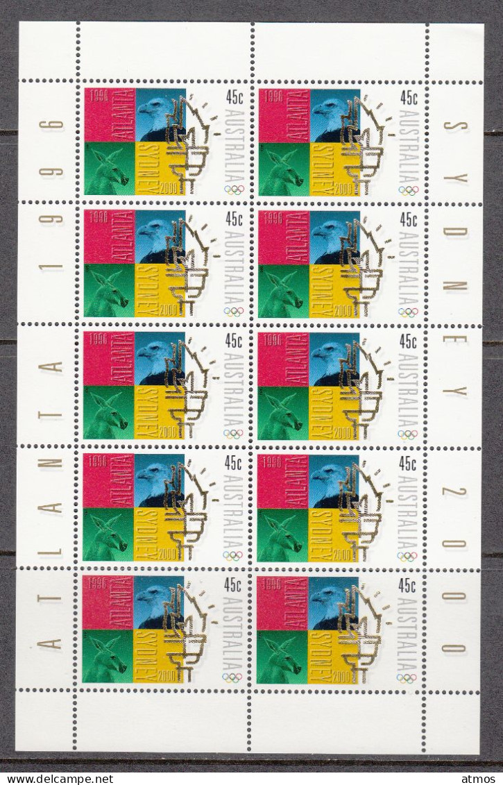 Australia MNH Michel Nr 1590 Sheet Of 10 From 1996 - Mint Stamps