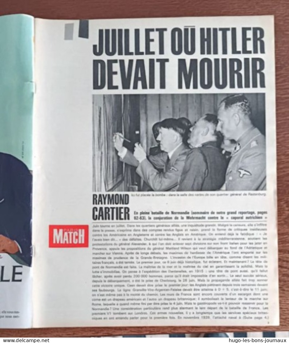 Paris Match N°792_13 Juin 1964_Numéro Historique :juin 1944 La Bataille De Normandie - People