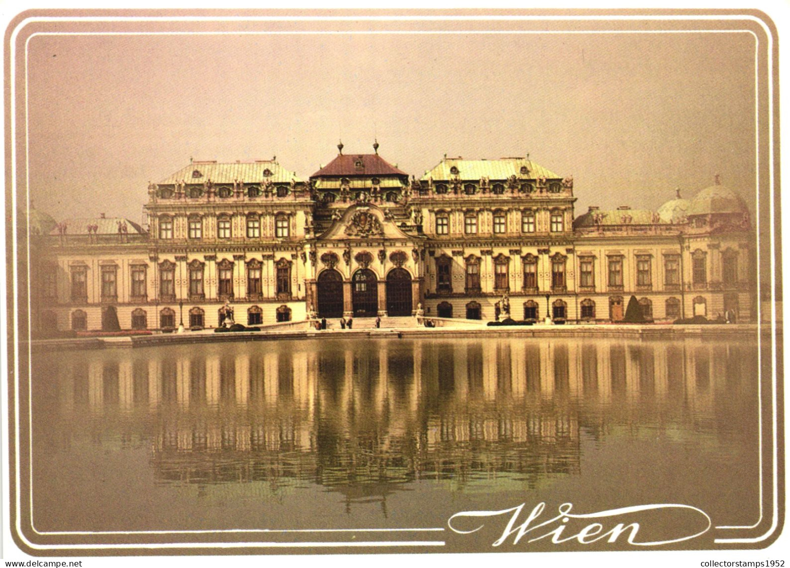 VIENNA, BELVEDERE, ARCHITECTURE, AUSTRIA, POSTCARD - Belvédère