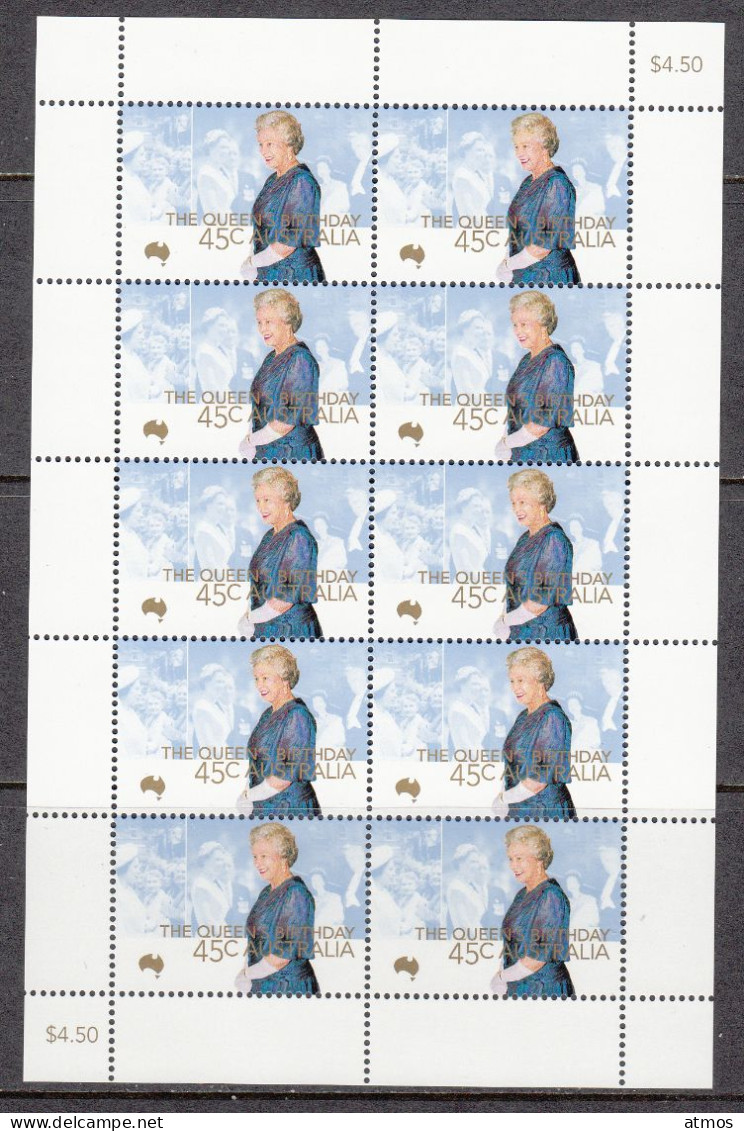 Australia MNH Michel Nr 1917 Sheet Of 10 From 2000 - Mint Stamps