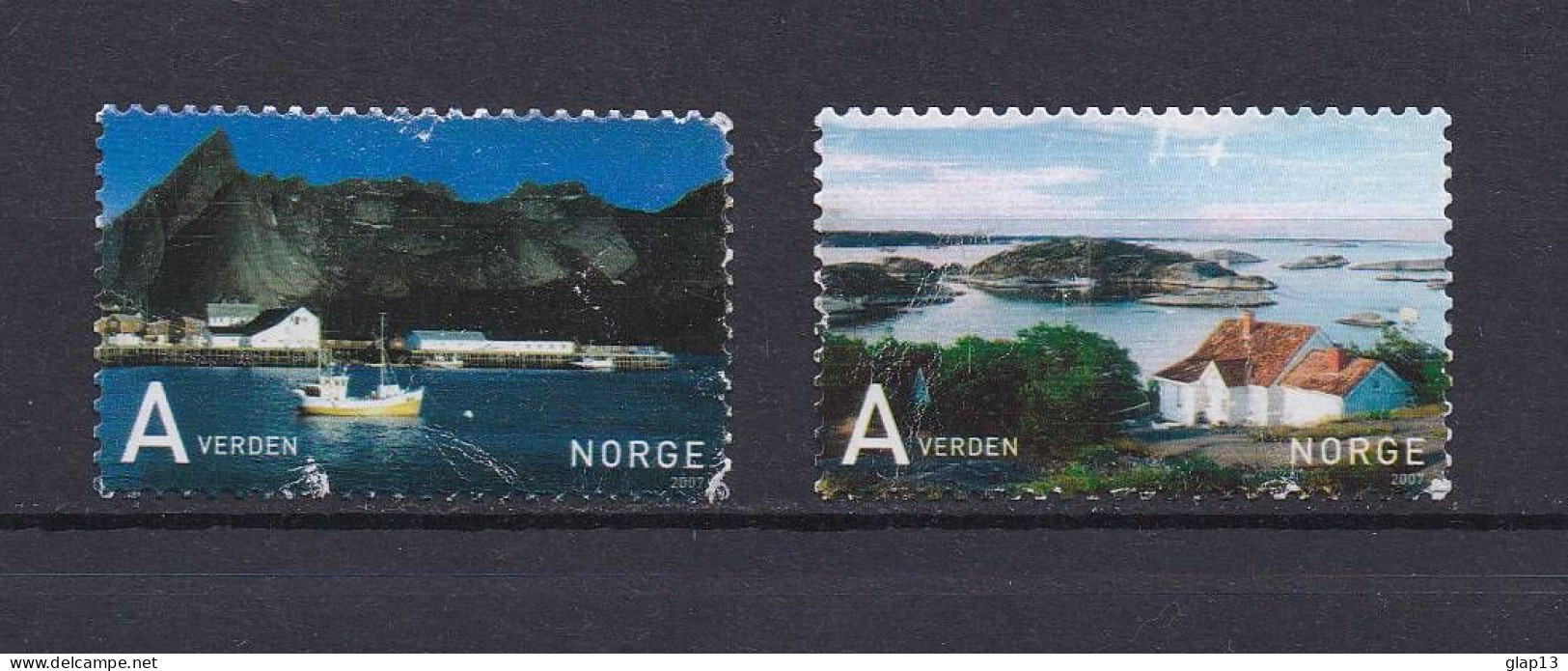 NORVEGE 2007 TIMBRE N°1557/58 OBLITERE TOURISME - Used Stamps
