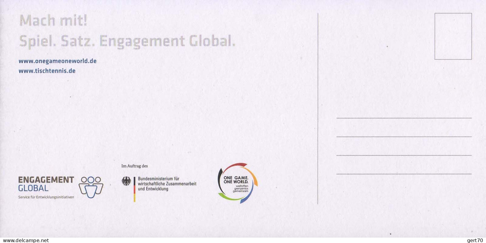 Germany / Allemagne, One Game, One World - Tischtennis