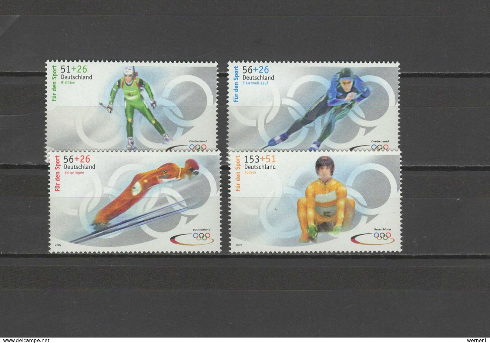 Germany 2002 Olympic Games Salt Lake City Set Of 4 MNH - Inverno2002: Salt Lake City