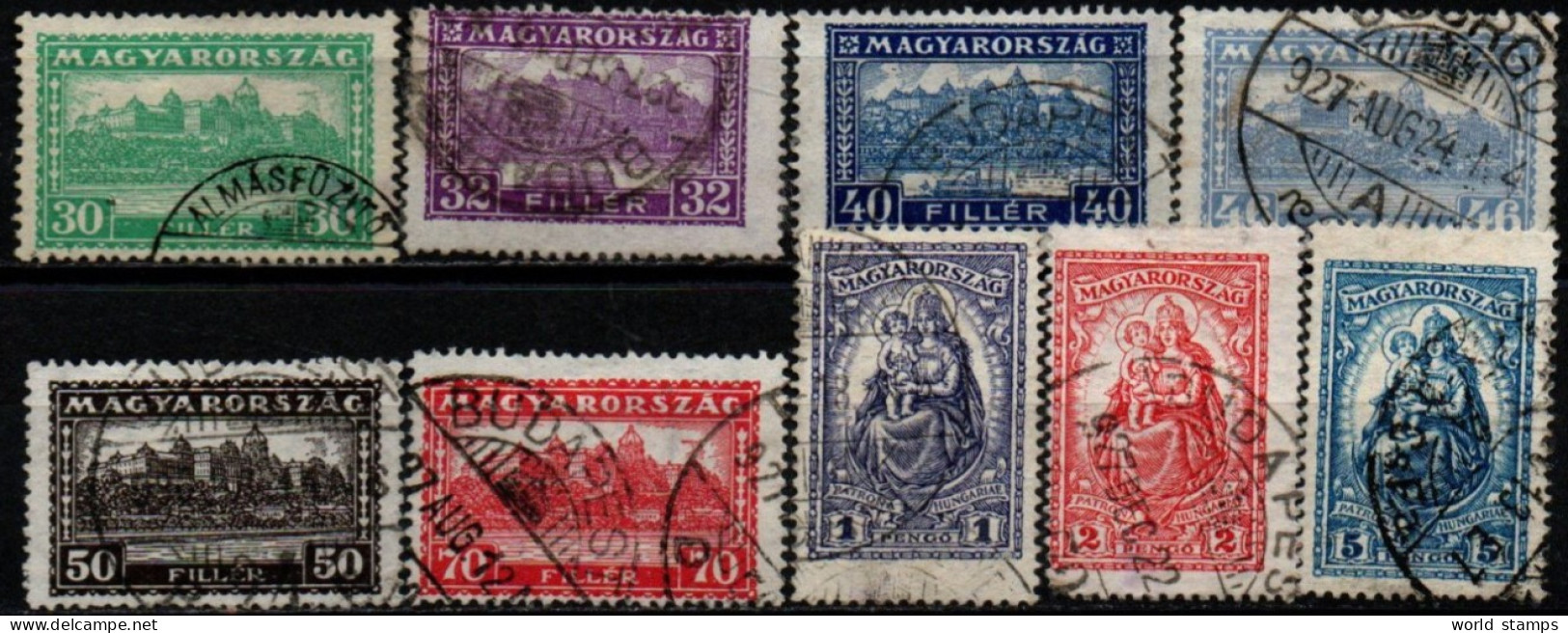 HONGRIE 1926-7 O - Used Stamps