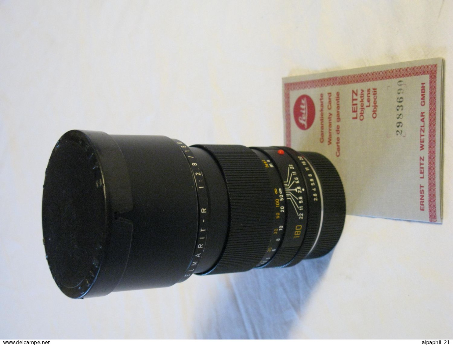 Leica ELMARIT-R 1:2.8/180 Mm - Lenses