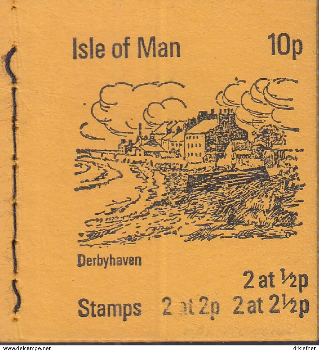 ISLE OF MAN  Markenheftchen 0-1, Postfrisch **, Ansichten, 1973 - Isola Di Man