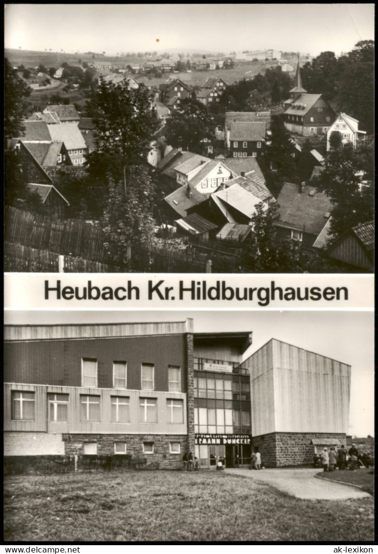 Heubach (Thür. Wald)-Masserberg 2-Bild-AK Mit Teil  FDGB-Erholungsheim  1981 - Masserberg
