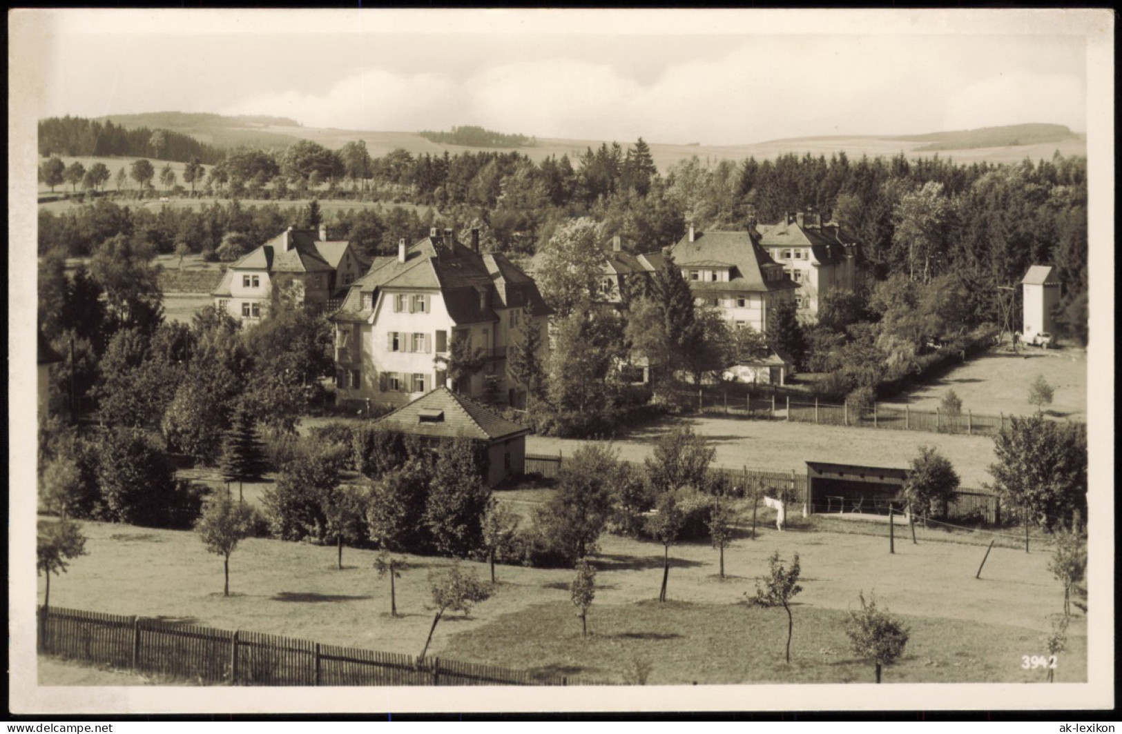 Ansichtskarte Bad Steben Hemplastraße 1938 - Bad Steben