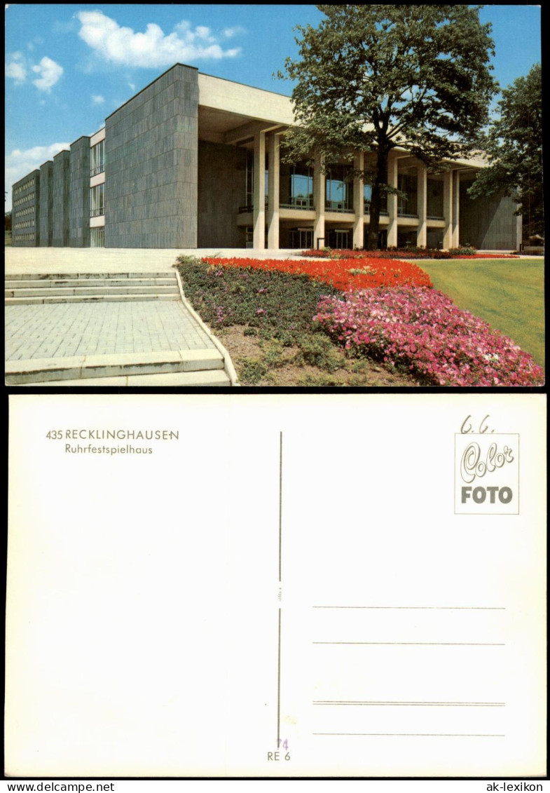 Ansichtskarte Recklinghausen Ruhrfestspielhaus 1970 - Recklinghausen