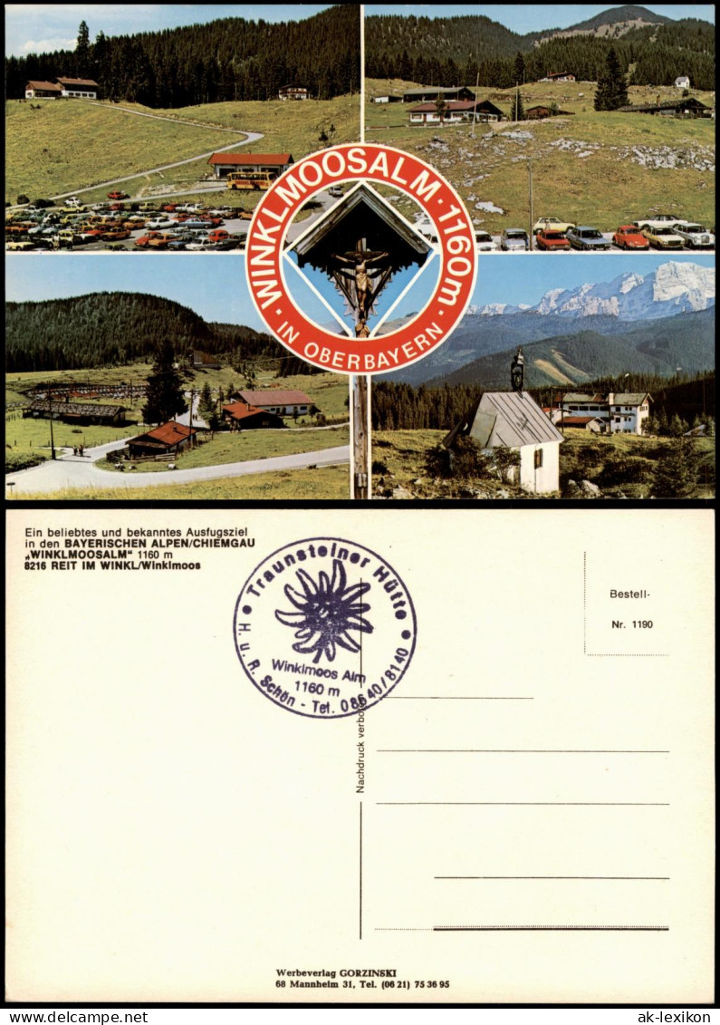 Winklmoos-Alm-Reit Im Winkl  WINKLMOOSALM, Mehrbildkarte Alpen Chiemgau 1965 - Reit Im Winkl