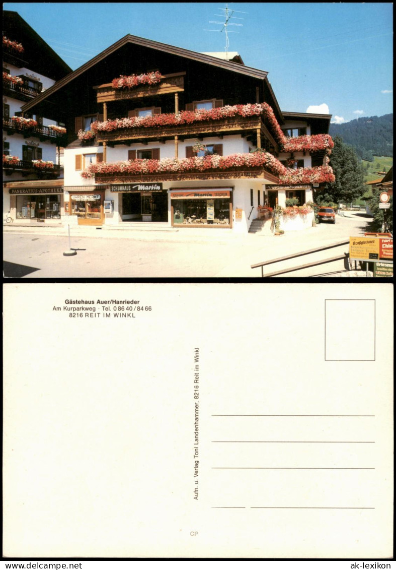 Reit Im Winkl Gästehaus Auer/Hanrieder (Schuhhaus Und Apotheke) 1980 - Reit Im Winkl