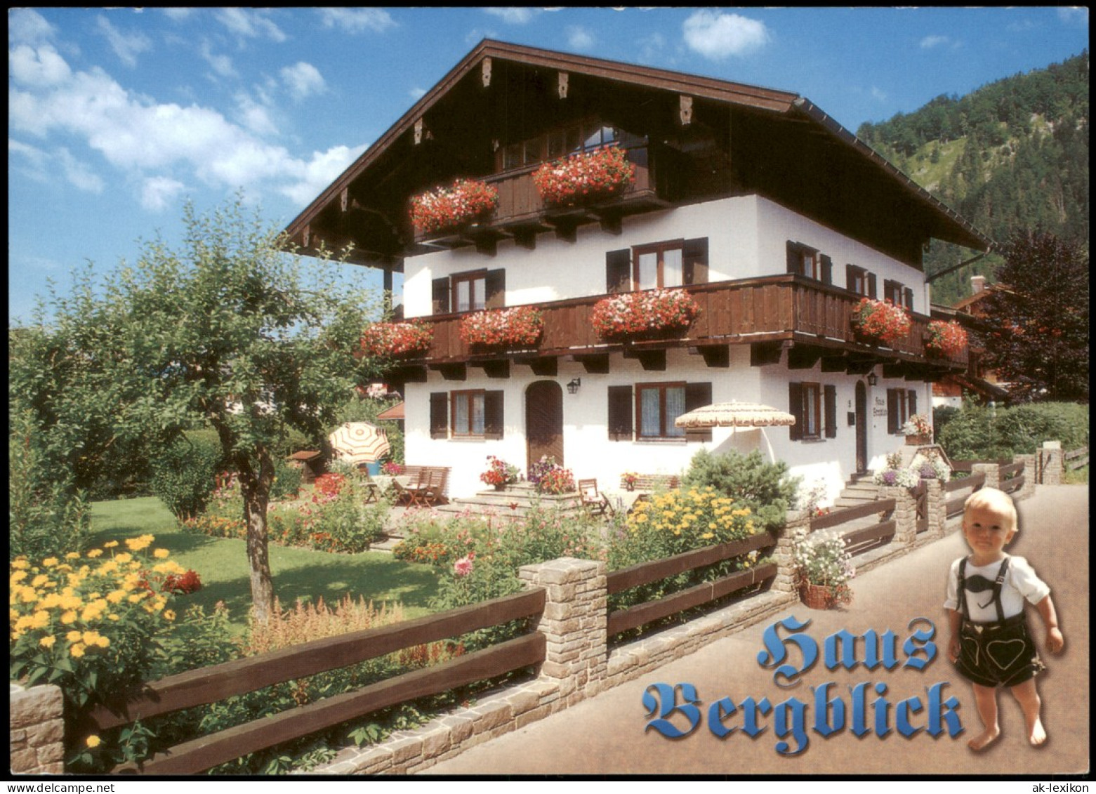 Reit Im Winkl Unterkunftshaus Haus Bergblick W. U. I. Ruh Gartenstrasse 1990 - Reit Im Winkl