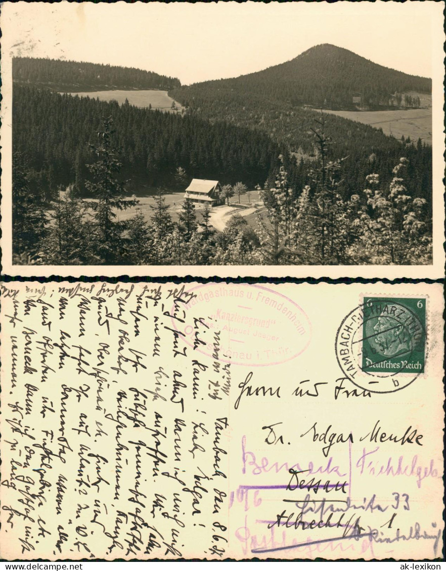 Ansichtskarte Tambach-Dietharz Umland - Hütte 1937 - Tambach-Dietharz