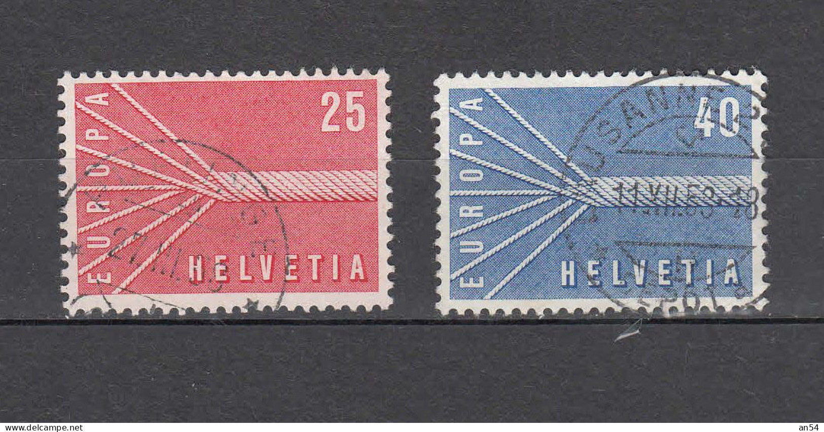 1957  N° 332 - 333    OBLITERES         CATALOGUE SBK - Used Stamps