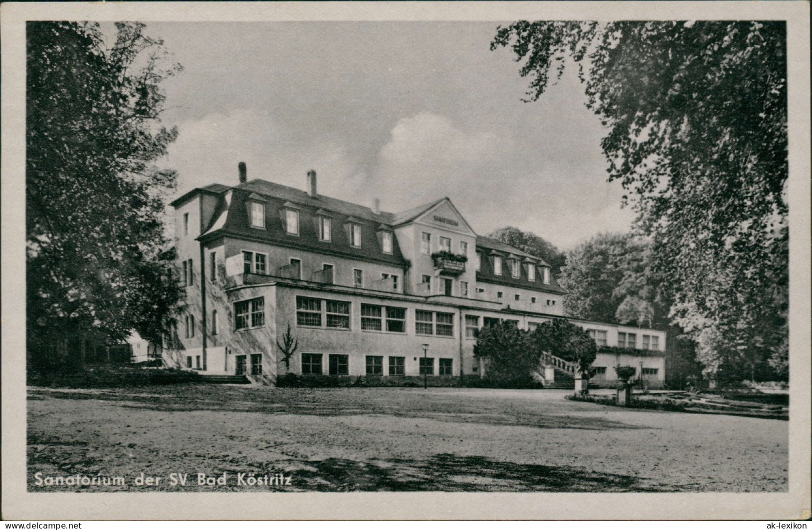 Ansichtskarte Bad Köstritz Sanatorium Zur DDR-Zeit 1955/1954 - Bad Köstritz