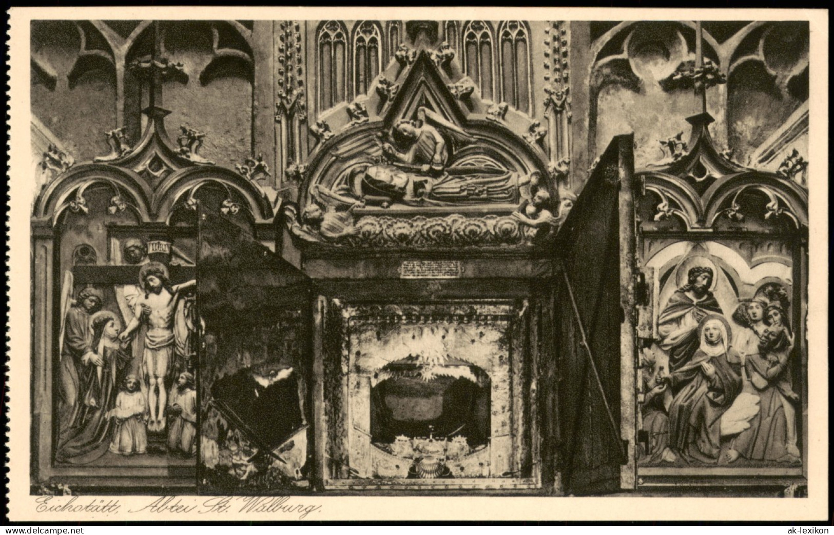 Ansichtskarte Eichstätt Benediktinerinnen-Abtei St. Walburg - ALtar 1928 - Eichstaett