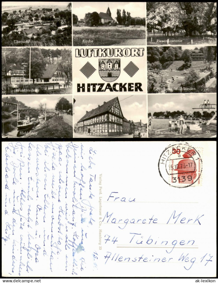 Hitzacker (Elbe)  Ansichten U.a. Kirche,  Waldfrieden, Zollhaus Uvm. 1973 - Hitzacker