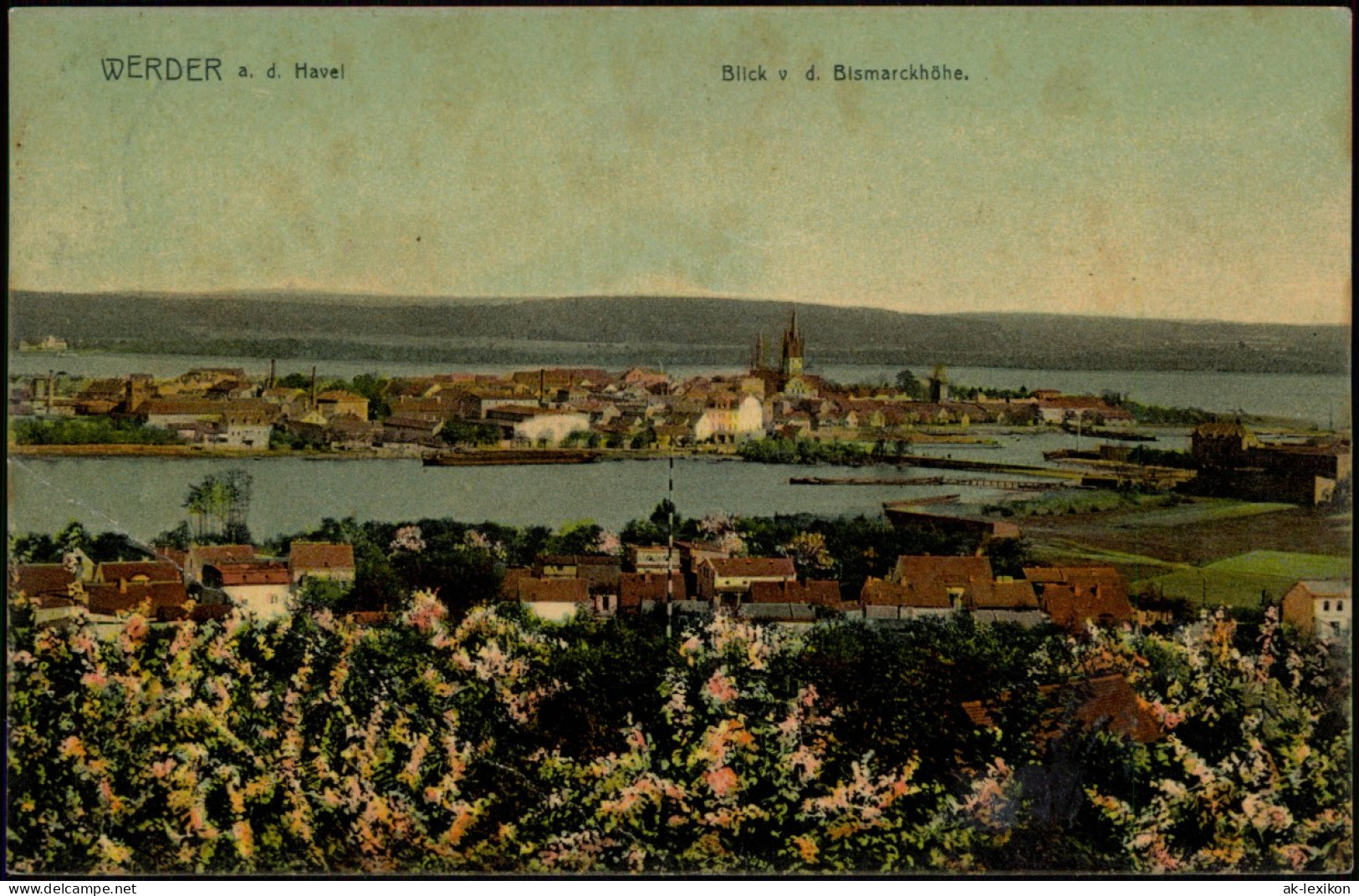 Ansichtskarte Werder (Havel) Blick Von Der Bismarckhöhe 1914 - Werder