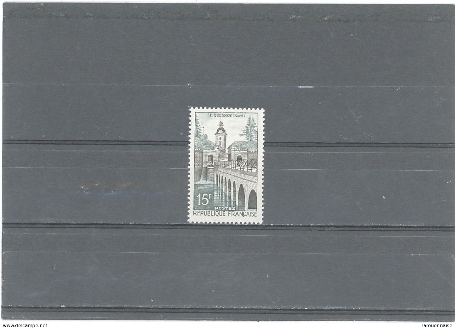 VARIÉTÉS -N°1106 - N ** -15 F LEQUESNOIR - IMPRESSION RECTO -VERSO - Unused Stamps