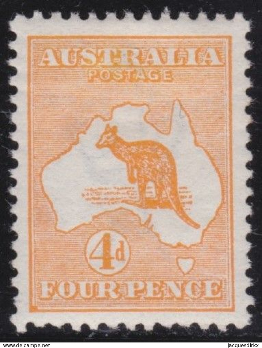 Australia    .   SG    .   6  (2 Scans)    .    1913/14         .   *      .     Mint-hinged - Neufs