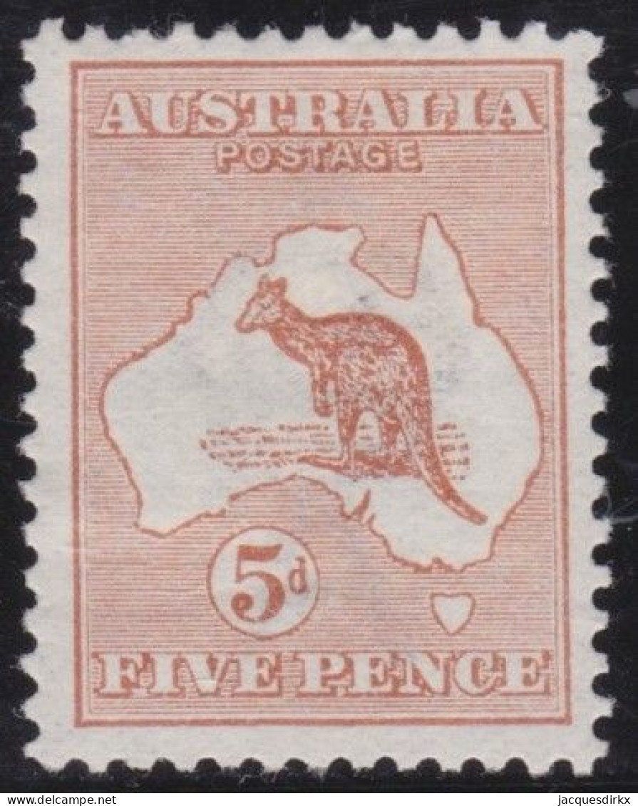 Australia    .   SG    .   8 (2 Scans)    .    1913/14         .   *      .     Mint-hinged - Ungebraucht