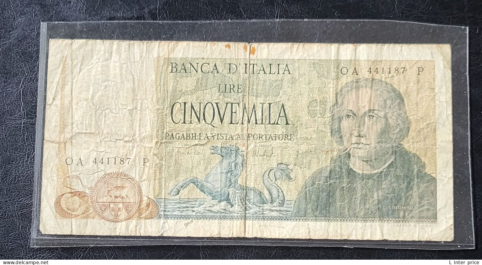 ITALIE - Billet Banque D'Italie Christophe Colomb 5000 Lire - 11.04.1973 - 5.000 Lire