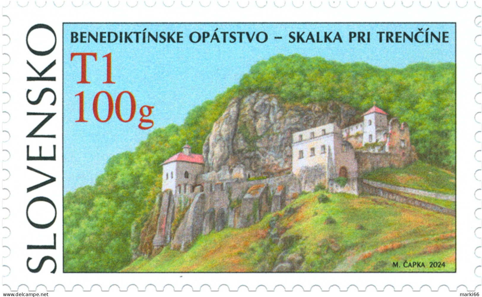 Slovakia - 2024 - 800th Anniversary Of Benedictine Abbey At Skalka - Mint Stamp - Ungebraucht