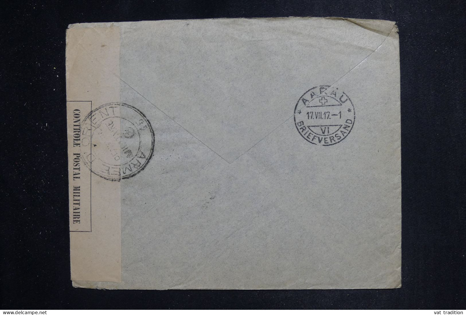 GRECE - Enveloppe De Salonique (Armée D'Orient) Pour La Suisse En 1917 Avec Contrôle Postal  - L 151303 - Briefe U. Dokumente