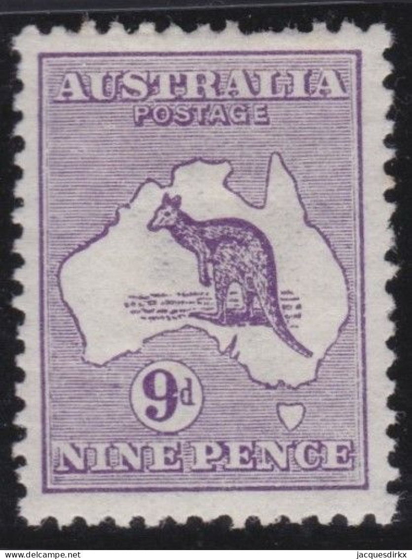 Australia    .   SG    .   10  (2 Scans)    .    1913/14         .   *      .     Mint-hinged - Nuevos