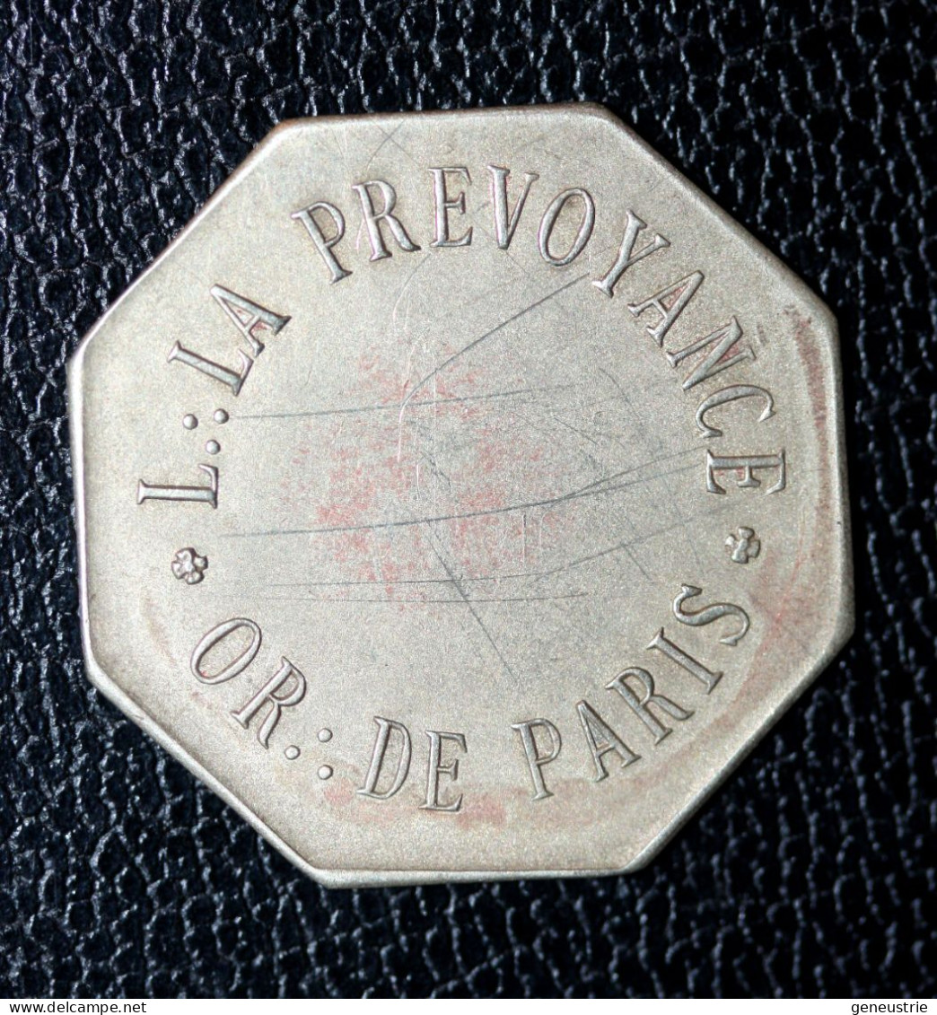 Franc-maçonnerie - Beau Jeton De Présence Maçonnique "La Prévoyance - OR De Paris" Masonic Token - Profesionales/De Sociedad